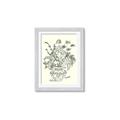 Picture of Drawn Florals I  _GroupedProduct_Rectangle_Portrait_Framed_Matted_