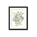 Picture of Drawn Florals I  _GroupedProduct_Rectangle_Portrait_Framed_Matted_
