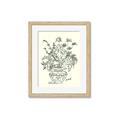Picture of Drawn Florals I  _GroupedProduct_Rectangle_Portrait_Framed_Matted_