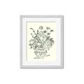 Picture of Drawn Florals I  _GroupedProduct_Rectangle_Portrait_Framed_Matted_