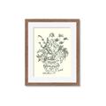 Picture of Drawn Florals I  _GroupedProduct_Rectangle_Portrait_Framed_Matted_