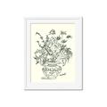 Picture of Drawn Florals I  _GroupedProduct_Rectangle_Portrait_Framed_Matted_