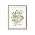 Picture of Drawn Florals I  _GroupedProduct_Rectangle_Portrait_Framed_Matted_
