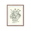 Picture of Drawn Florals I  _GroupedProduct_Rectangle_Portrait_Framed_Matted_