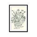 Picture of Drawn Florals I  _GroupedProduct_Rectangle_Portrait_Framed_Matted_