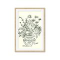 Picture of Drawn Florals I  _GroupedProduct_Rectangle_Portrait_Framed_Matted_