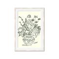 Picture of Drawn Florals I  _GroupedProduct_Rectangle_Portrait_Framed_Matted_