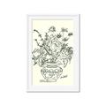 Picture of Drawn Florals I  _GroupedProduct_Rectangle_Portrait_Framed_Matted_
