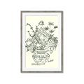Picture of Drawn Florals I  _GroupedProduct_Rectangle_Portrait_Framed_Matted_