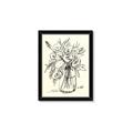 Picture of Drawn Florals II  _GroupedProduct_Rectangle_Portrait_Framed_Matted_
