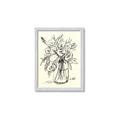 Picture of Drawn Florals II  _GroupedProduct_Rectangle_Portrait_Framed_Matted_