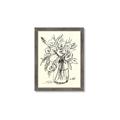 Picture of Drawn Florals II  _GroupedProduct_Rectangle_Portrait_Framed_Matted_