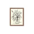 Picture of Drawn Florals II  _GroupedProduct_Rectangle_Portrait_Framed_Matted_