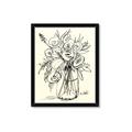 Picture of Drawn Florals II  _GroupedProduct_Rectangle_Portrait_Framed_Matted_