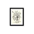 Picture of Drawn Florals II  _GroupedProduct_Rectangle_Portrait_Framed_Matted_