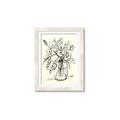Picture of Drawn Florals II  _GroupedProduct_Rectangle_Portrait_Framed_Matted_
