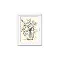 Picture of Drawn Florals II  _GroupedProduct_Rectangle_Portrait_Framed_Matted_
