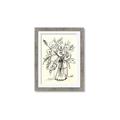 Picture of Drawn Florals II  _GroupedProduct_Rectangle_Portrait_Framed_Matted_