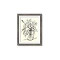 Picture of Drawn Florals II  _GroupedProduct_Rectangle_Portrait_Framed_Matted_