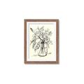 Picture of Drawn Florals II  _GroupedProduct_Rectangle_Portrait_Framed_Matted_