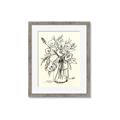 Picture of Drawn Florals II  _GroupedProduct_Rectangle_Portrait_Framed_Matted_