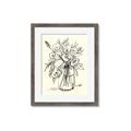 Picture of Drawn Florals II  _GroupedProduct_Rectangle_Portrait_Framed_Matted_