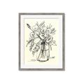 Picture of Drawn Florals II  _GroupedProduct_Rectangle_Portrait_Framed_Matted_