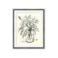 Picture of Drawn Florals II  _GroupedProduct_Rectangle_Portrait_Framed_Matted_