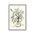 Picture of Drawn Florals II  _GroupedProduct_Rectangle_Portrait_Framed_Matted_
