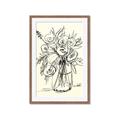Picture of Drawn Florals II  _GroupedProduct_Rectangle_Portrait_Framed_Matted_