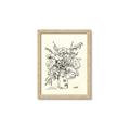 Picture of Drawn Florals III  _GroupedProduct_Rectangle_Portrait_Framed_Matted_
