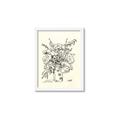 Picture of Drawn Florals III  _GroupedProduct_Rectangle_Portrait_Framed_Matted_