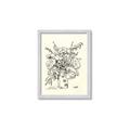 Picture of Drawn Florals III  _GroupedProduct_Rectangle_Portrait_Framed_Matted_
