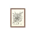 Picture of Drawn Florals III  _GroupedProduct_Rectangle_Portrait_Framed_Matted_