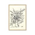 Picture of Drawn Florals III  _GroupedProduct_Rectangle_Portrait_Framed_Matted_