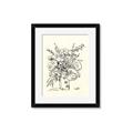 Picture of Drawn Florals III  _GroupedProduct_Rectangle_Portrait_Framed_Matted_
