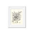 Picture of Drawn Florals III  _GroupedProduct_Rectangle_Portrait_Framed_Matted_