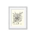 Picture of Drawn Florals III  _GroupedProduct_Rectangle_Portrait_Framed_Matted_