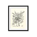 Picture of Drawn Florals III  _GroupedProduct_Rectangle_Portrait_Framed_Matted_