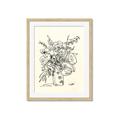 Picture of Drawn Florals III  _GroupedProduct_Rectangle_Portrait_Framed_Matted_