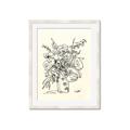 Picture of Drawn Florals III  _GroupedProduct_Rectangle_Portrait_Framed_Matted_