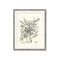 Picture of Drawn Florals III  _GroupedProduct_Rectangle_Portrait_Framed_Matted_