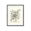 Picture of Drawn Florals III  _GroupedProduct_Rectangle_Portrait_Framed_Matted_