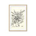 Picture of Drawn Florals III  _GroupedProduct_Rectangle_Portrait_Framed_Matted_