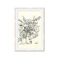 Picture of Drawn Florals III  _GroupedProduct_Rectangle_Portrait_Framed_Matted_