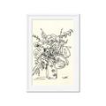 Picture of Drawn Florals III  _GroupedProduct_Rectangle_Portrait_Framed_Matted_