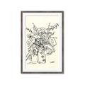 Picture of Drawn Florals III  _GroupedProduct_Rectangle_Portrait_Framed_Matted_