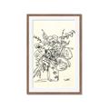 Picture of Drawn Florals III  _GroupedProduct_Rectangle_Portrait_Framed_Matted_