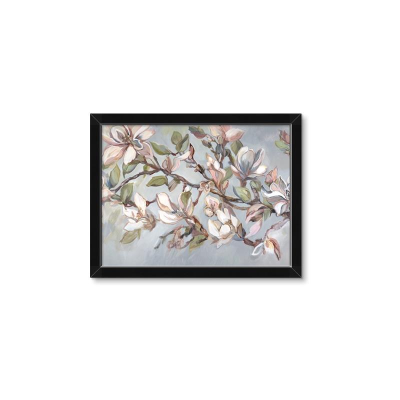 Picture of Pink Mangnolias Branch II _GroupedProduct_Rectangle_Landscape_Framed_Matted_
