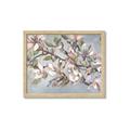 Picture of Pink Mangnolias Branch II _GroupedProduct_Rectangle_Landscape_Framed_Matted_